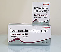 Ивермектин 6мг. таблетки - 1шт. оригинал. Ivermectin 6 Mg.USP антипаразитарный препарат, Индия
