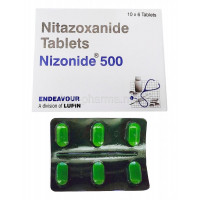 Нітазоксанід - Nitazoxanide 500 mg по 6 таблеток антипаразитарні препарат.
