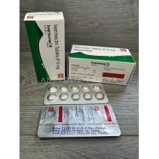 Ивермектин 6мг. таблетки -10 шт. оригинал Индия. Ivermectin 6 Mg USP для людей антипаразитарный препарат. 