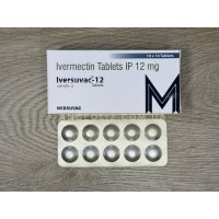 Ивермектин Иве 12 мг. - 10 таблеток оригинал Индия 12 Mg Tablet USP для людей антипаразитарный препарат