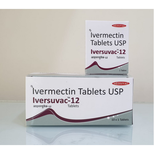 Івермектин таблетки 10 табл. оригінал. Ivermectin 12 Mg Tablet USP original антипаразитарні препарат, Індія