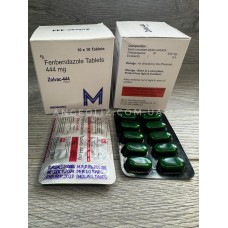 Фенбендазол 444 мг (Fenbendazole), Індія