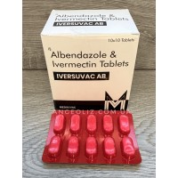 Альбендазол 400 мг + Івермектин 6 мг, Індія