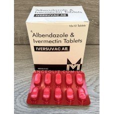 Альбендазол 400 мг + Івермектин 6 мг, Індія
