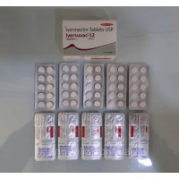 Івермектин 12 мг. - 10 таблеток оригінал Індія 12 Mg Tablet USP для людей антипаразитарний препарат
