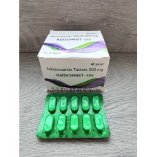 Нітазоксанід 500 мг (Nitoz), 10 таблеток, Індія