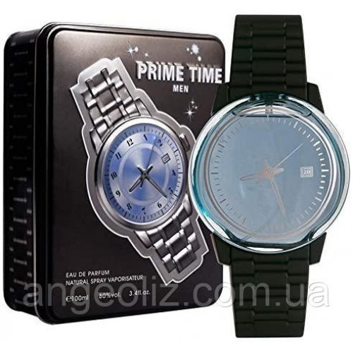 Чоловіча Парфумована Вода PRIME TIME edp 100ml M (blue clock) Сувенірна Парфумерія