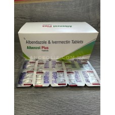 Альбендазол 400 MG + Ивермектин 6мг. - антипаразитарный препарат, Индия