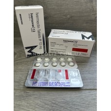Ивермектин Иве 12 мг. - 10 таблеток оригинал Индия 12 Mg Tablet USP для людей антипаразитарный препарат