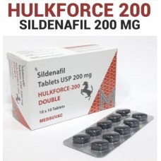 Силденафил 200 мг Hulkforce-200 Medsuvac, Индия — купить блистер 10 таб.