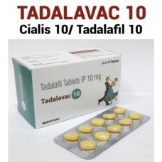 Тадалафил 10 мг Tadalavac 10 Medsuvac, Индия — купить блистер 10 таб.
