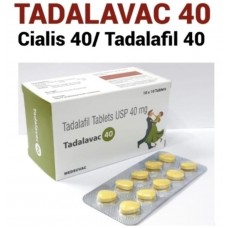 Тадалафил 40 мг Tadalavac 40 Medsuvac, Индия — купить блистер 10 таб.