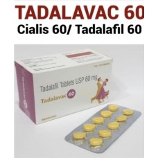 Тадалафил 60 мг Tadalavac 60 Medsuvac, Индия — купить блистер 10 таб.